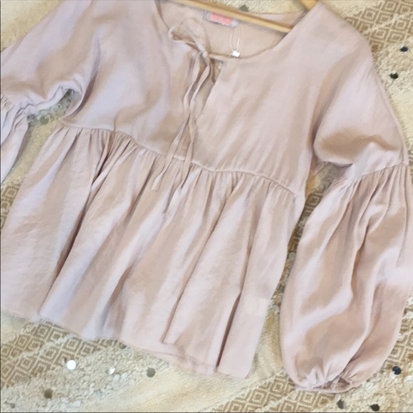 Julia’s Long Sleeve Peasant Top - Picture 4 of 8